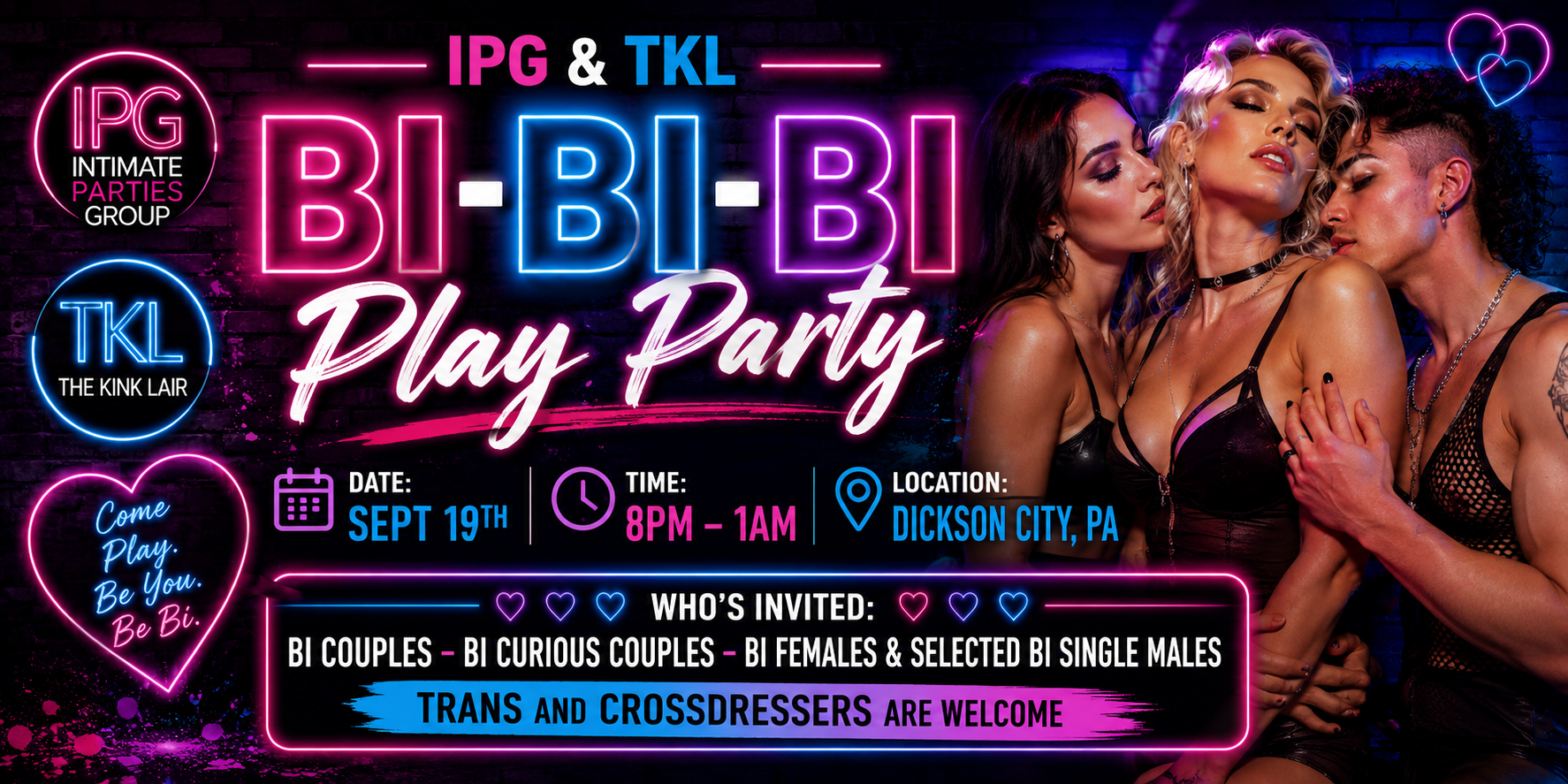 Bi party Sept 2026